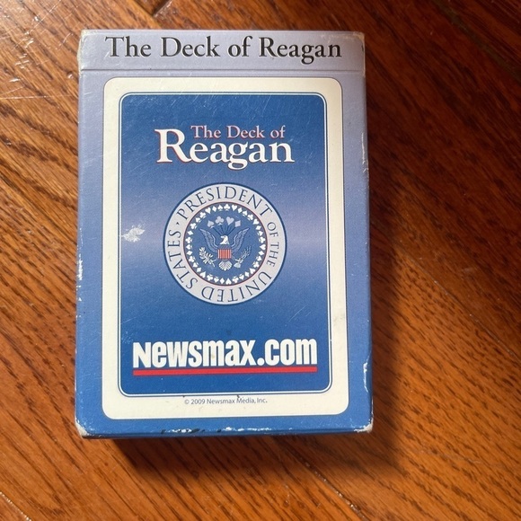 The Deck of Reagan Playing Cards Newsmax.com 2009 Republican New Sealed Deck - Picture 1 of 4
